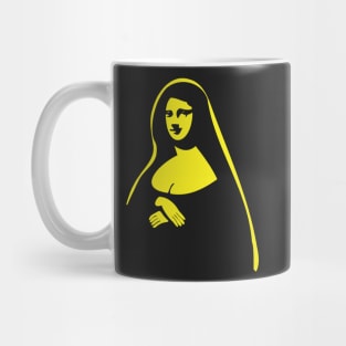 Minimalist Mona Lisa Mug